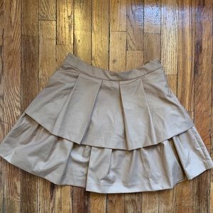 Ark & Co | beige pleated skirt
